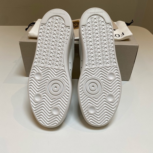 Golden Goose Pure Star Sneaker White/Creamy White Heel sz 40 NIB - Picture 7 of 10